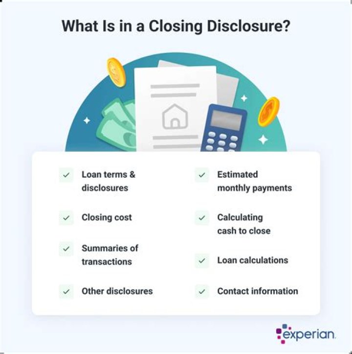 What is on page 2 of the closing disclosure?