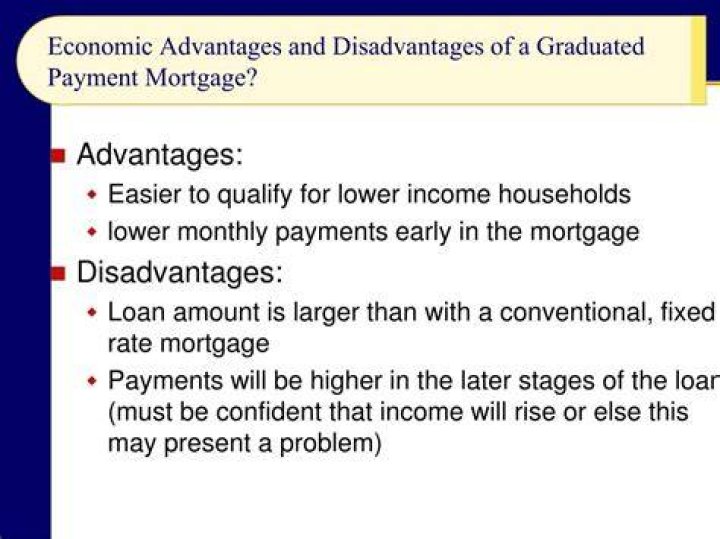 What is one of the advantage of getting a government sponsored mortgage?