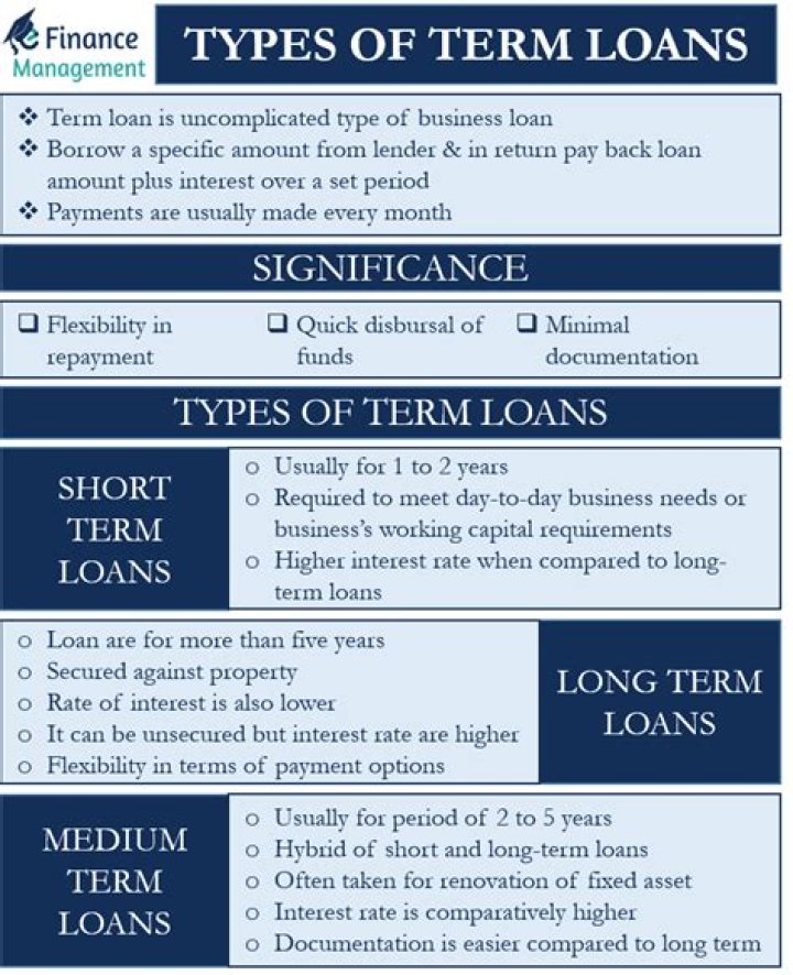 What is short term loan and long term loan?