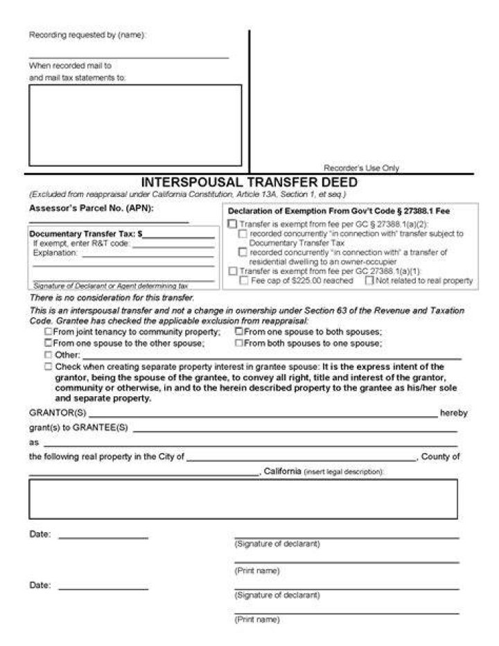 What is spousal transfer?