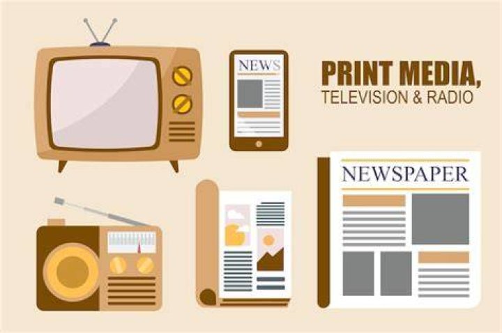 What is the difference between a news report in a newspaper television and radio?