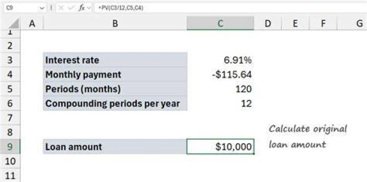 What is the initial amount of a loan before interest charges?