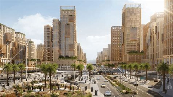 What is the most prominent real estate development in Saudi Arabia?