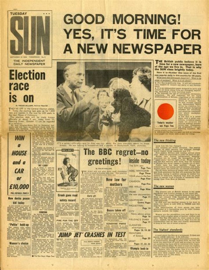 What is the point of the Sun newspaper?