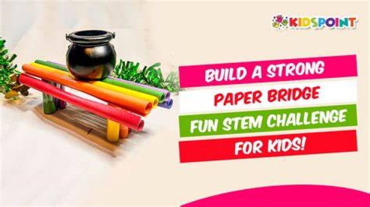 What is the strongest shape for a paper bridge?