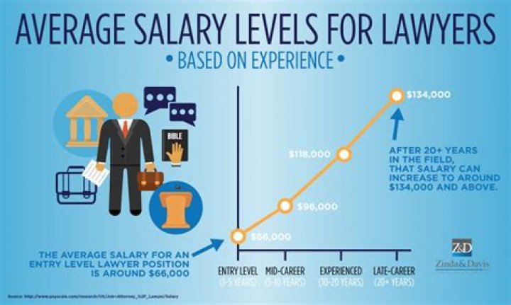 What is the yearly income of a lawyer?