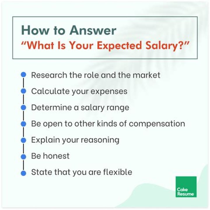 What is your current and expected salary?