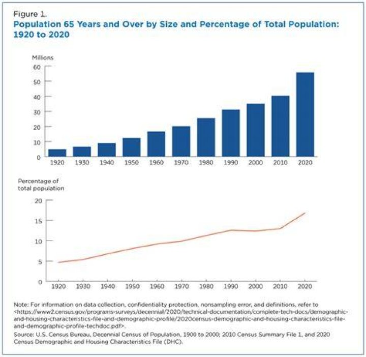 What percent of Americans are over 50 years old?