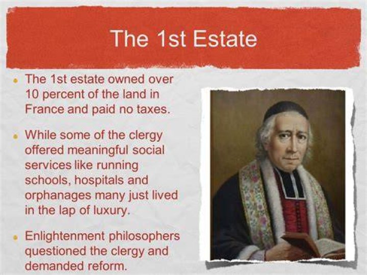 What percentage did the First Estate own?