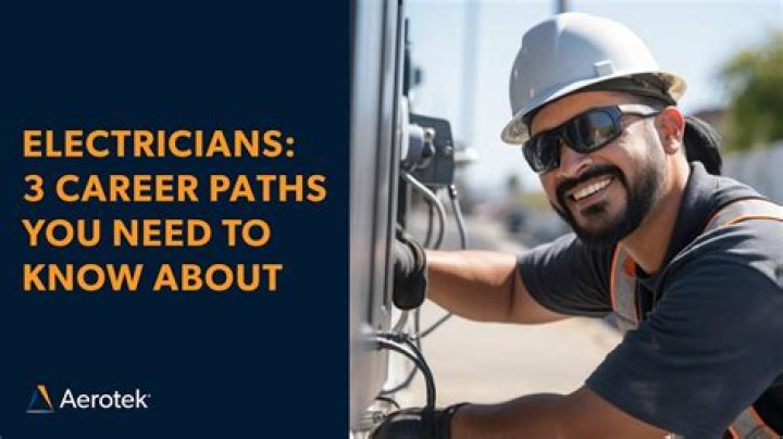 What percentage of electricians are masters?