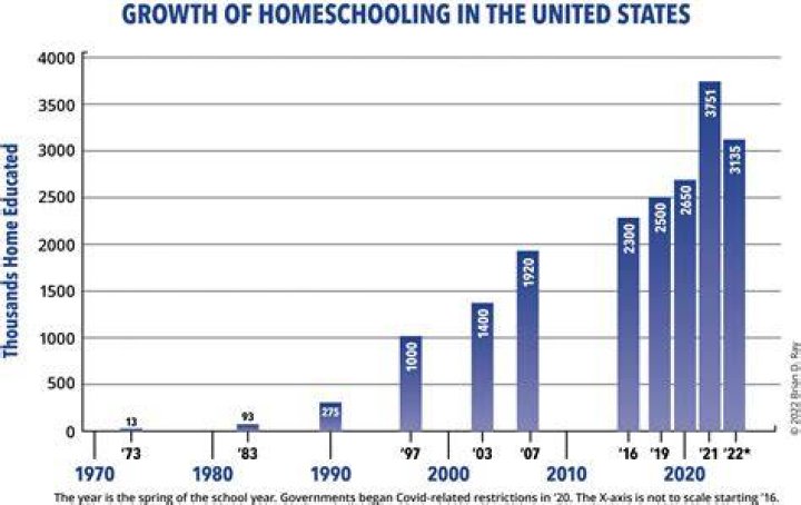 What percentage of students are home schooled?