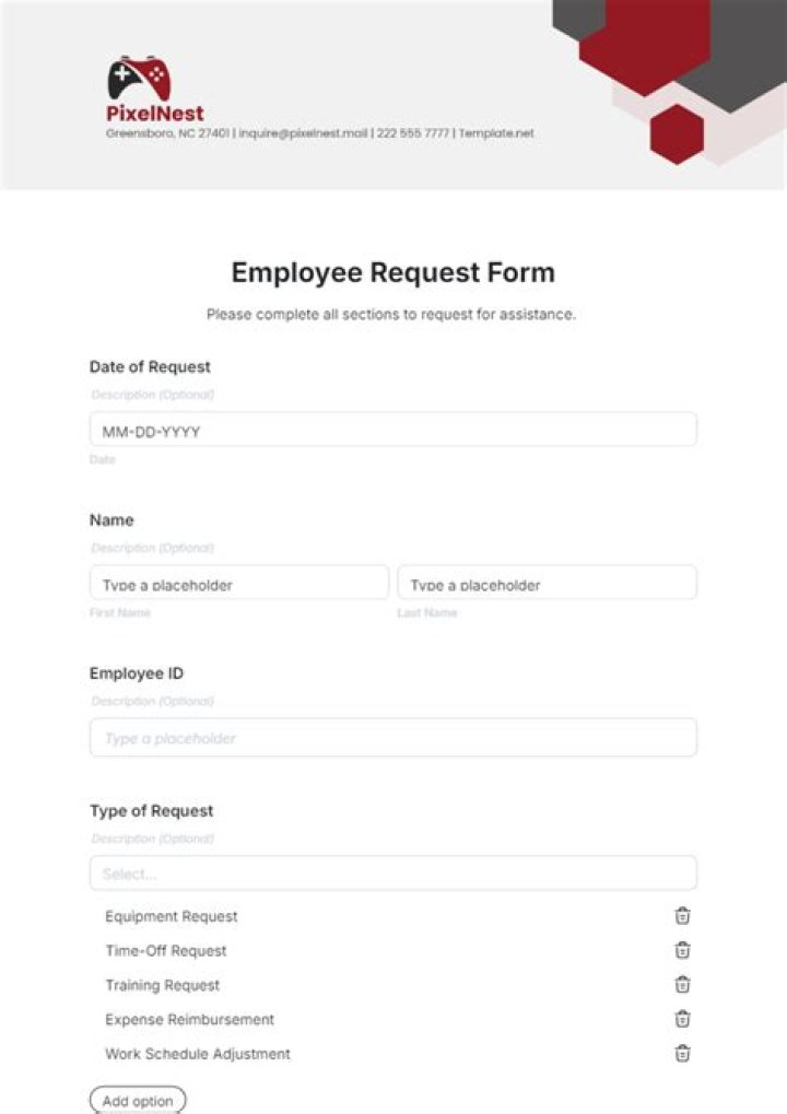 What personal information can an employer request?