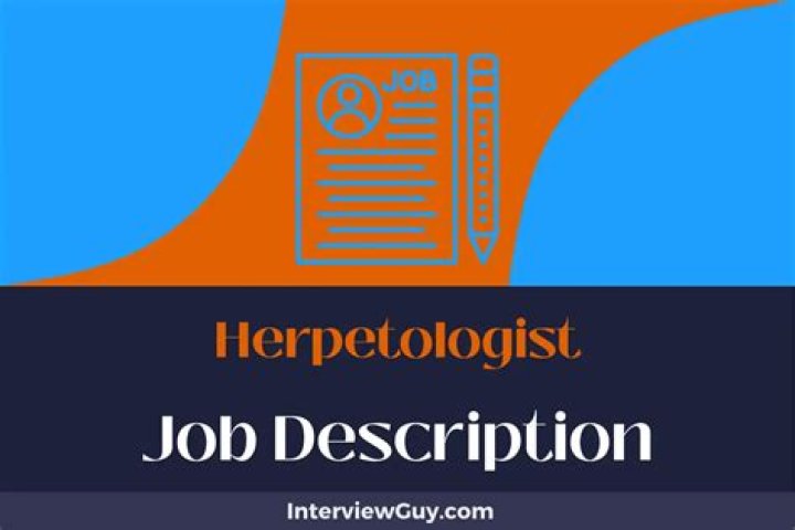 What skills does a herpetologist need?