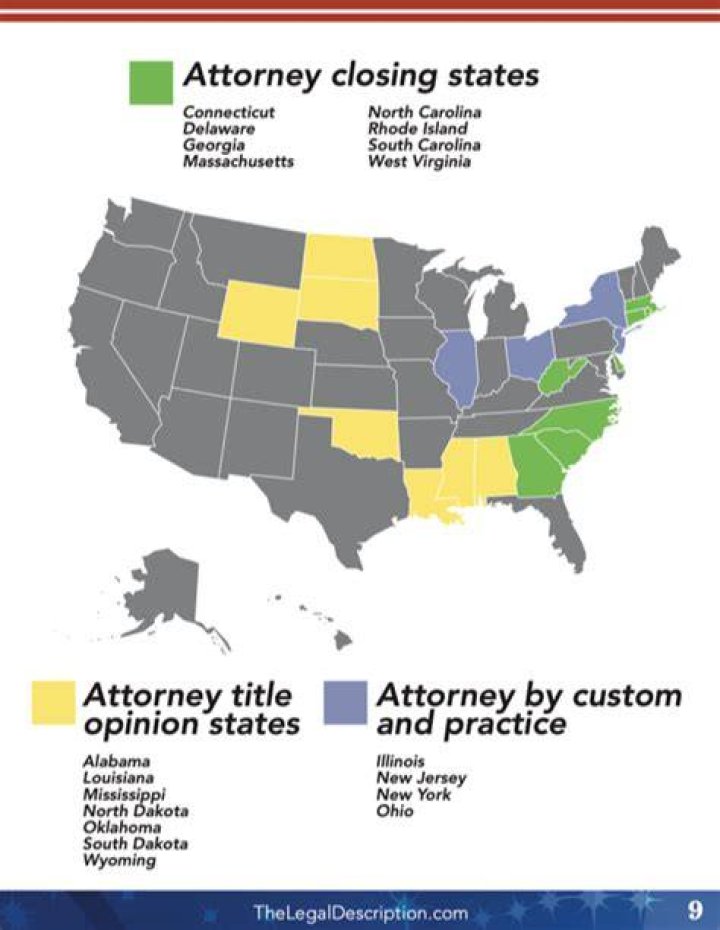 What states are attorney closing States?