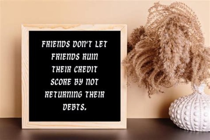 What to do if a friend is not returning money?