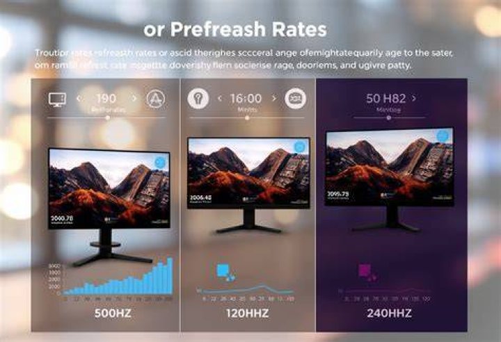 What type of monitor can offer a variety of refresh rates?