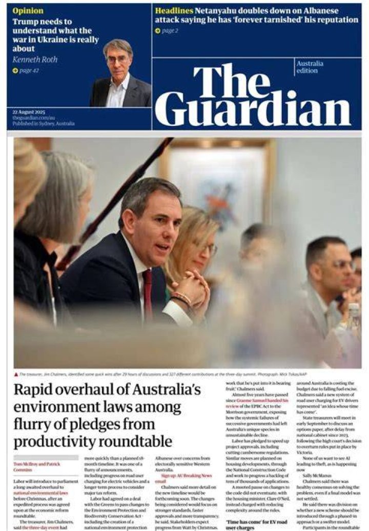 What type of newspaper is the guardian Australia?
