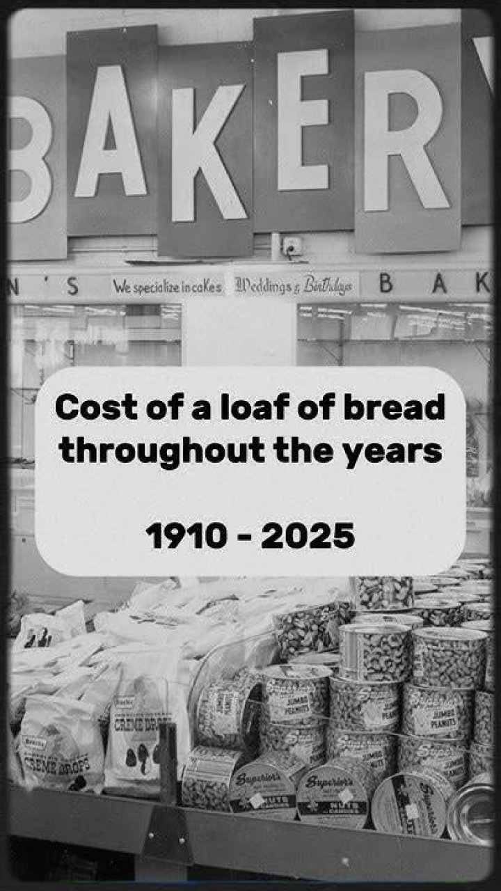 What was the cost of bread in 1968?