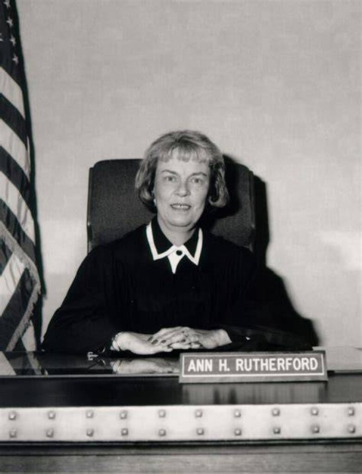 When did Judge Rutherford die?