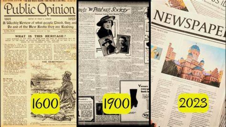 When did newspapers become a thing?