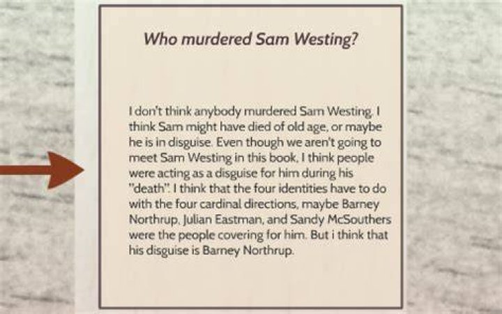 Where did Sam Westing want folks to send donations?