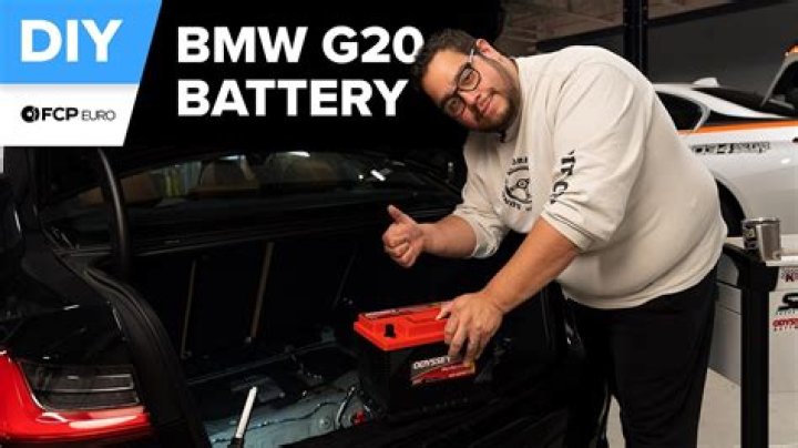Where is the battery on a 2020 BMW 330i?