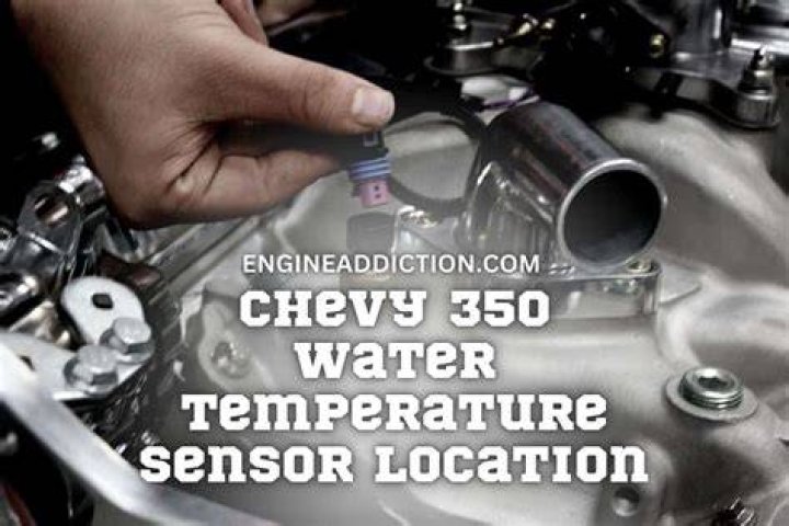 Where is the water temperature sensor located?