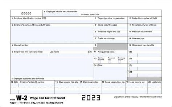 Who does the employer send the W-2 form to?