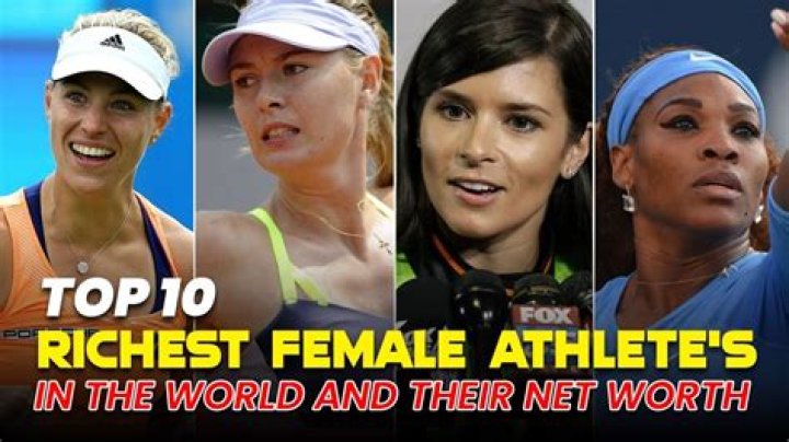 Who is richest female athlete?