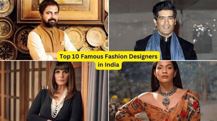 Who is the No 1 fashion designer in India?