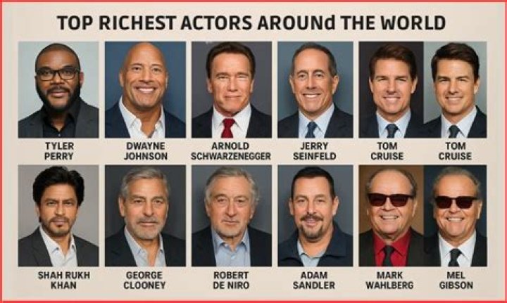 Who is the richest 2021 actor?