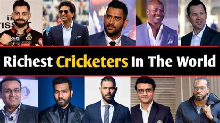 Who is the richest cricketer in the world 2020?