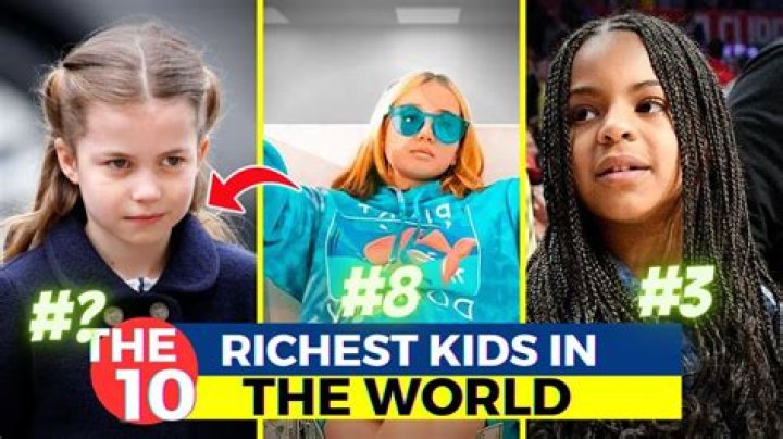 Who is the youngest richest kid?