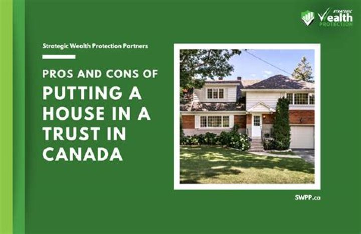 Who owns a house in trust?
