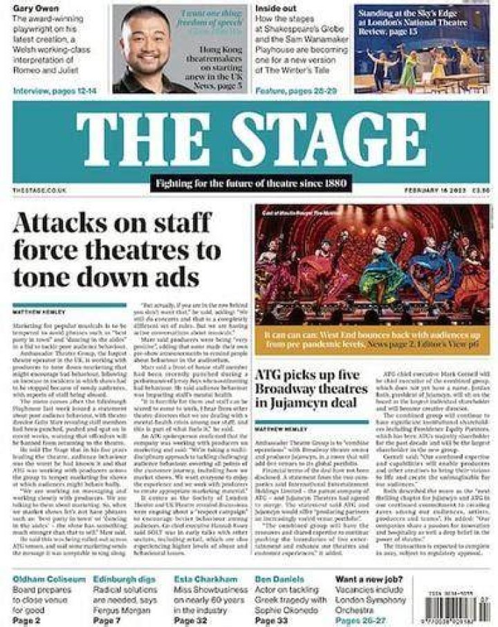 Who owns the Stage newspaper?