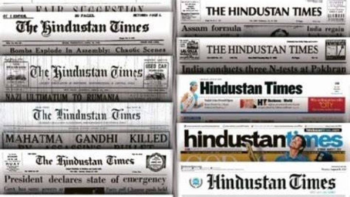 Who was the first editor of Hindustan Times?
