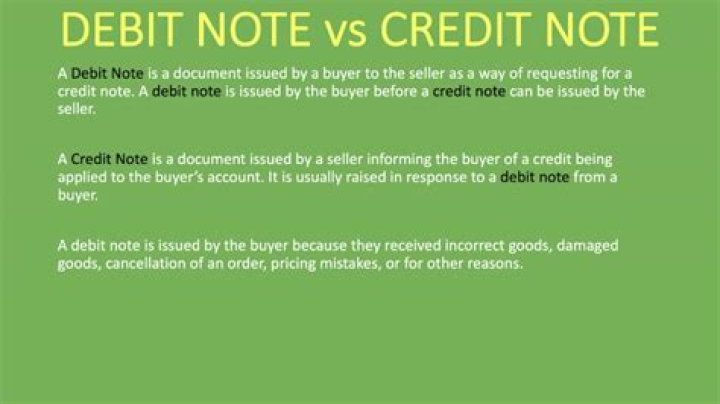 Why credit note is issued?