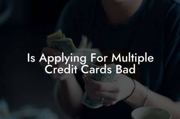 Why is applying for credit bad?