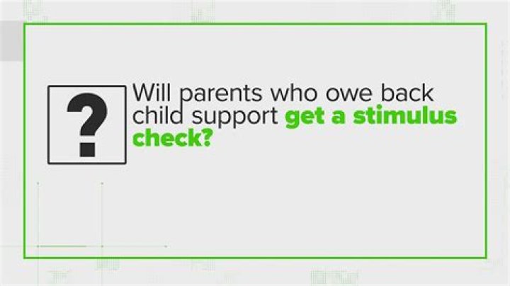 Will I get the third stimulus check if I owe back child support?